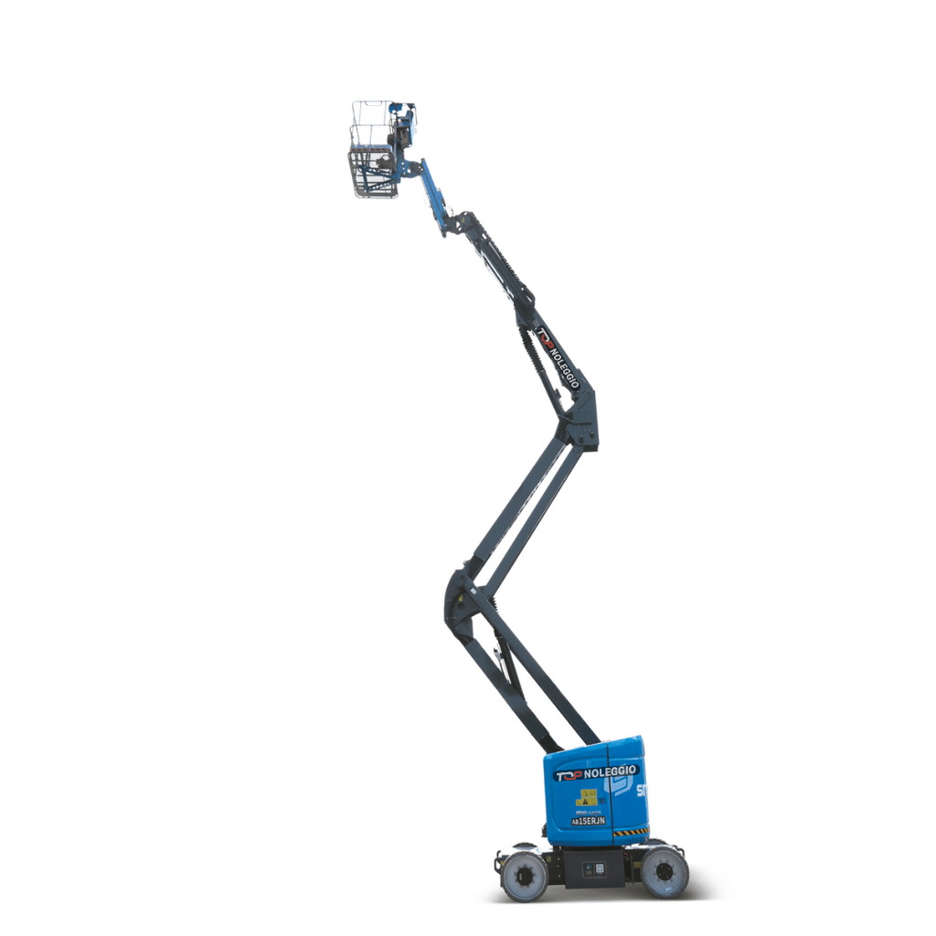 Piattaforma articolata elettrica 17 metri in elevazione per lavori in quota