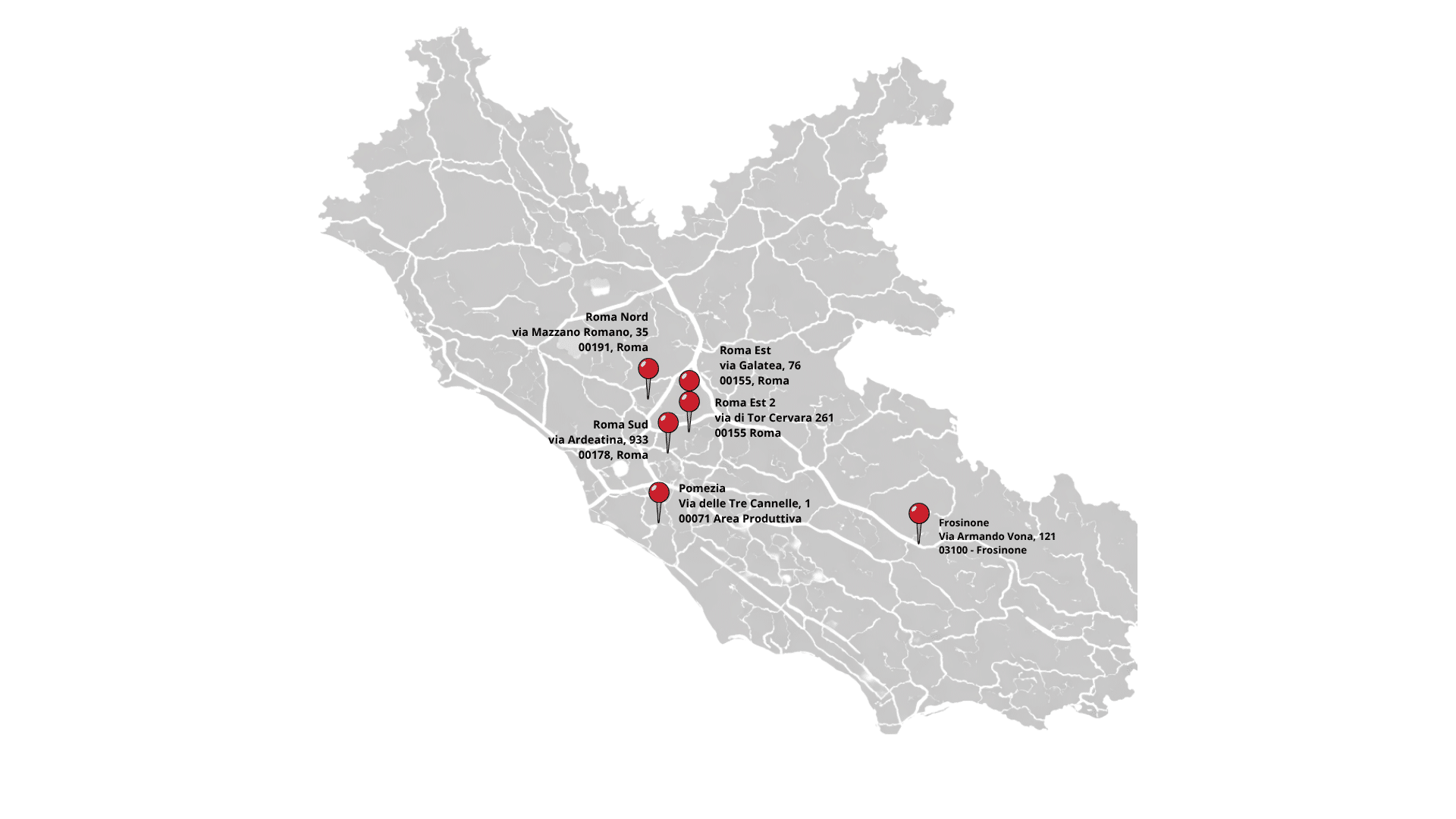 mappa sedi top noleggio